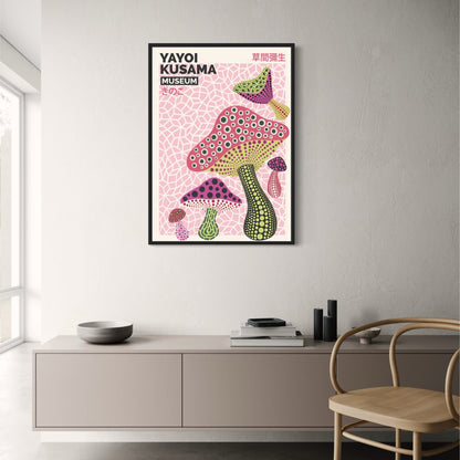 Yayoi Kusama Mushroom | Contemporary Art Print