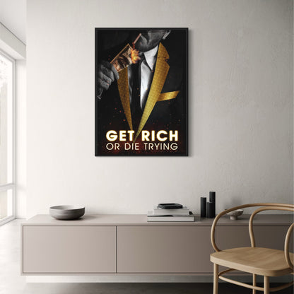 Get Rich or Die Trying | Motivational Luxury Art