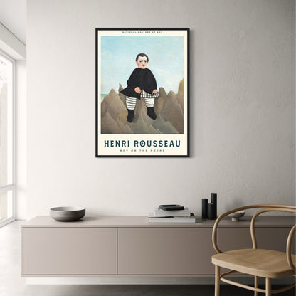 Henri Rousseau | Boy on The Rocks | Classic Art