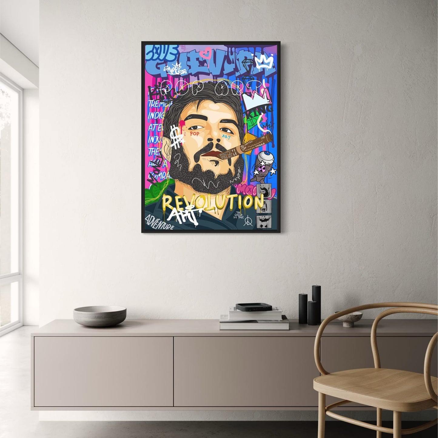 Scarface & Mona Lisa | Graffiti Abstract