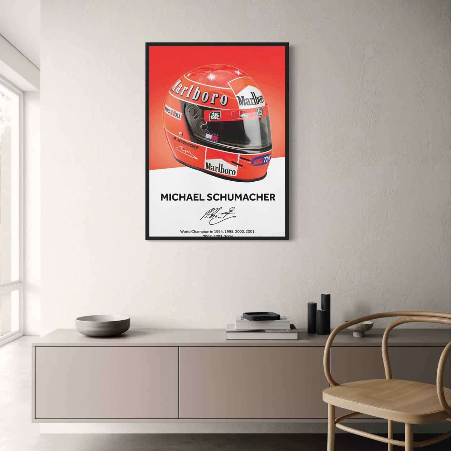 Formula 1 Helmet Canvas Art