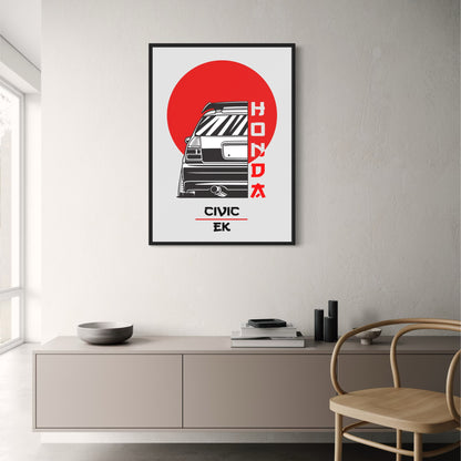Honda Civic EK | Japanese Car Art