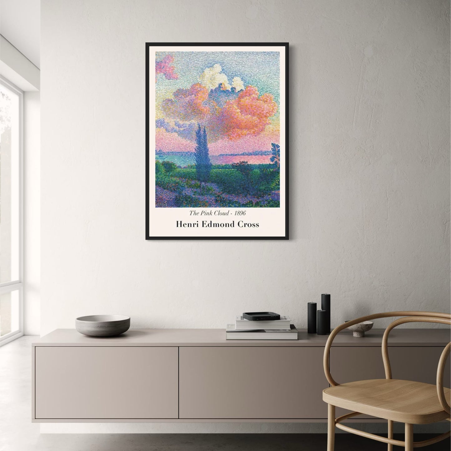 Henri Edmond Cross | The Pink Cloud 1896 | Impressionist Vintage