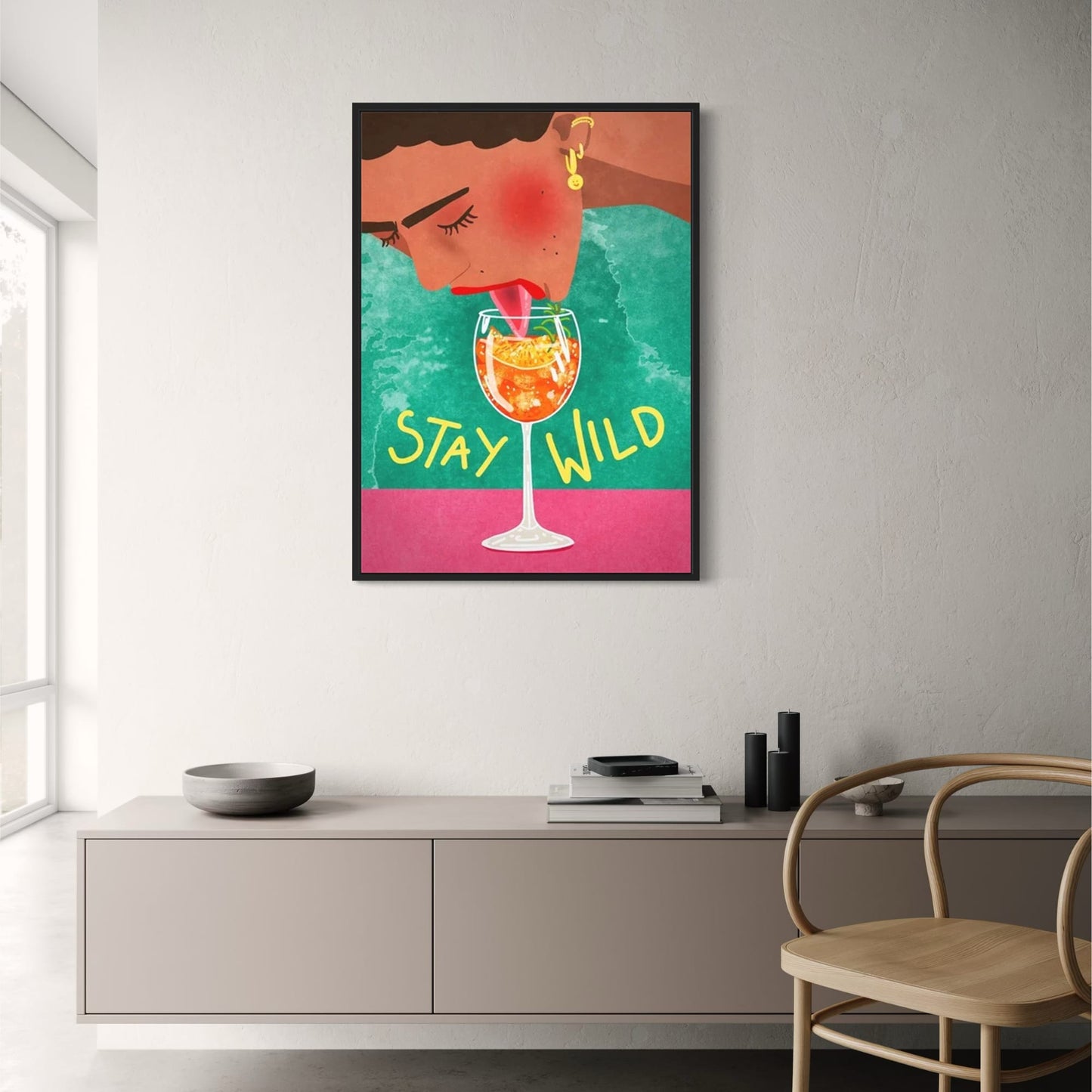Stay Wild Cocktail | Modern Kitchen Art
