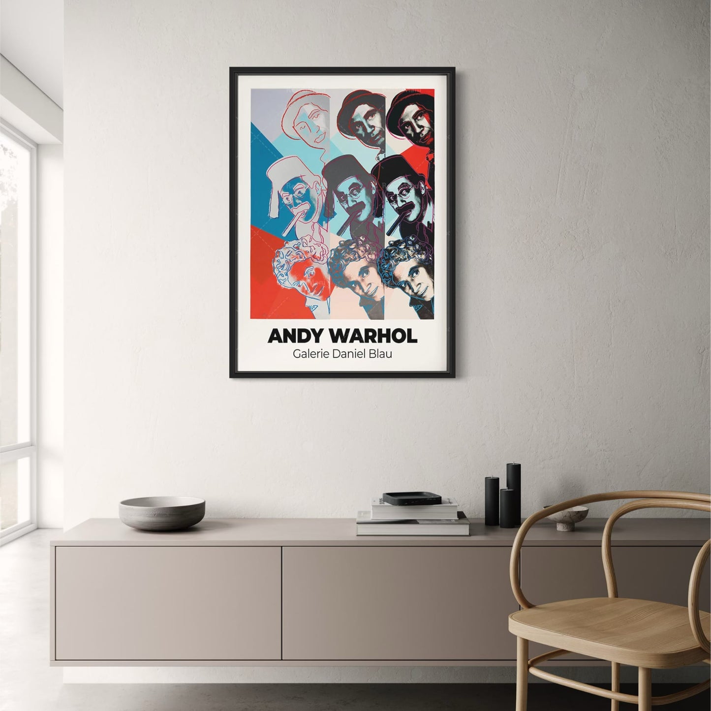 Andy Warhol Poster | Galerie Daniel Blau | Iconic Art Print | Wall Decor | Contemporary Art | Home & Garden Decor