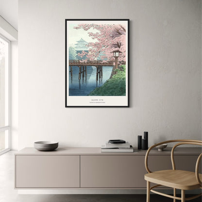 Yuhan Ito Ukiyo-e | Chateau & Cherry Blossoms