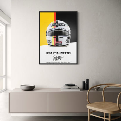 Formula 1 Helmet Canvas Art