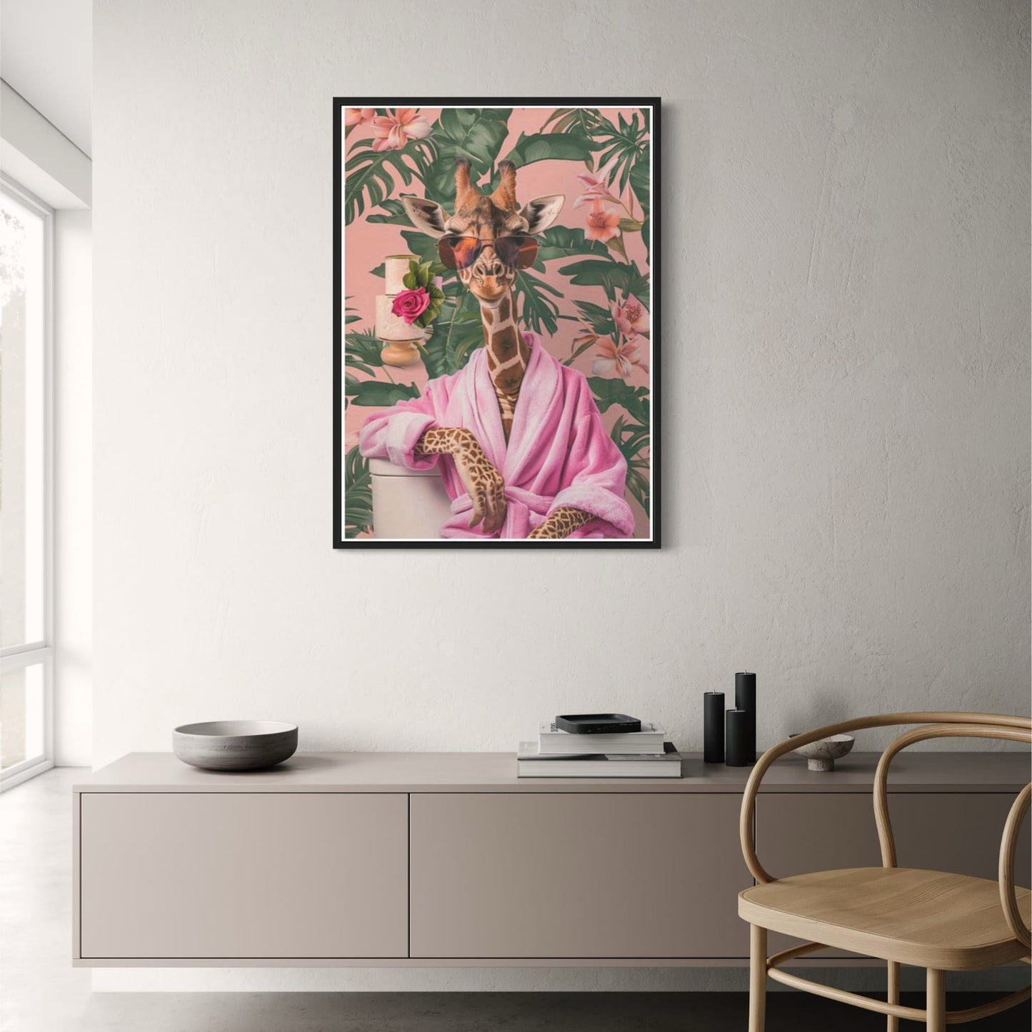 Royal Giraffe | Punk Animal Art