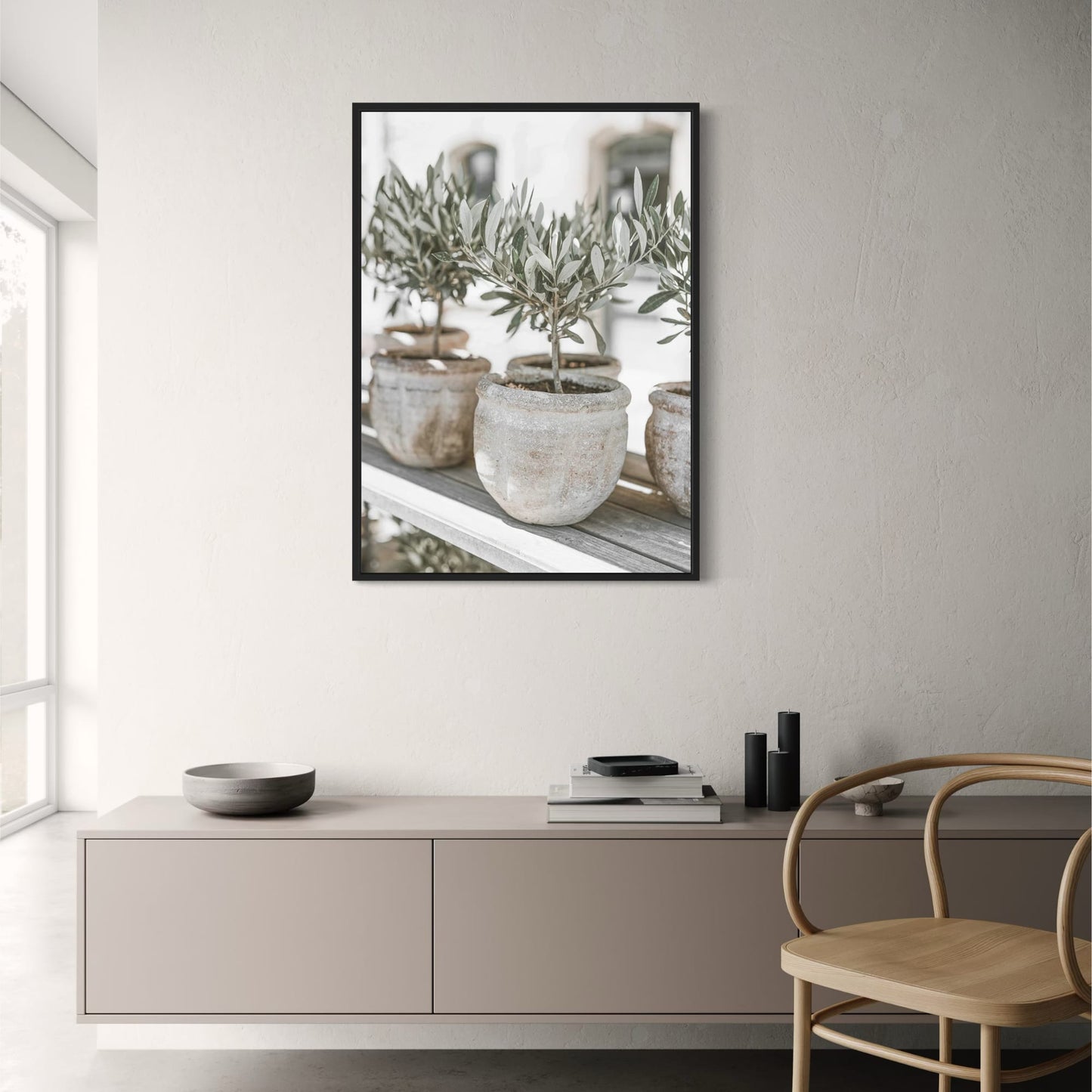 Italy Landscape | Olive Garden Scenery Art