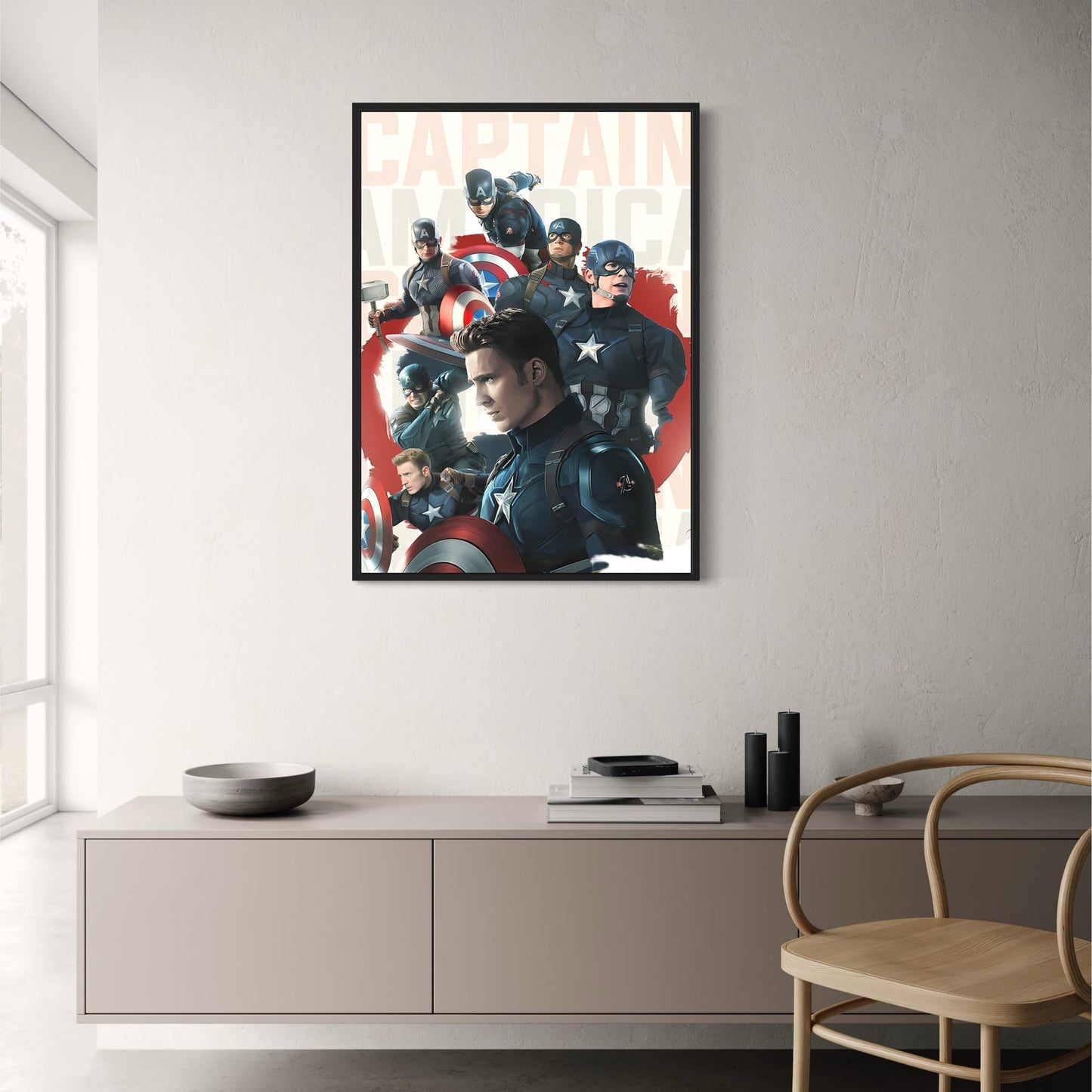 Steve Rogers | Chris Evans | MCU | Movie Poster