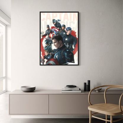 Steve Rogers | Chris Evans | MCU | Movie Poster