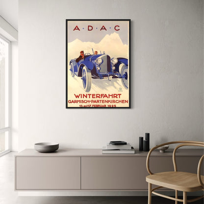 A.D.A.C. Winterfahrt | Vintage Racing Art