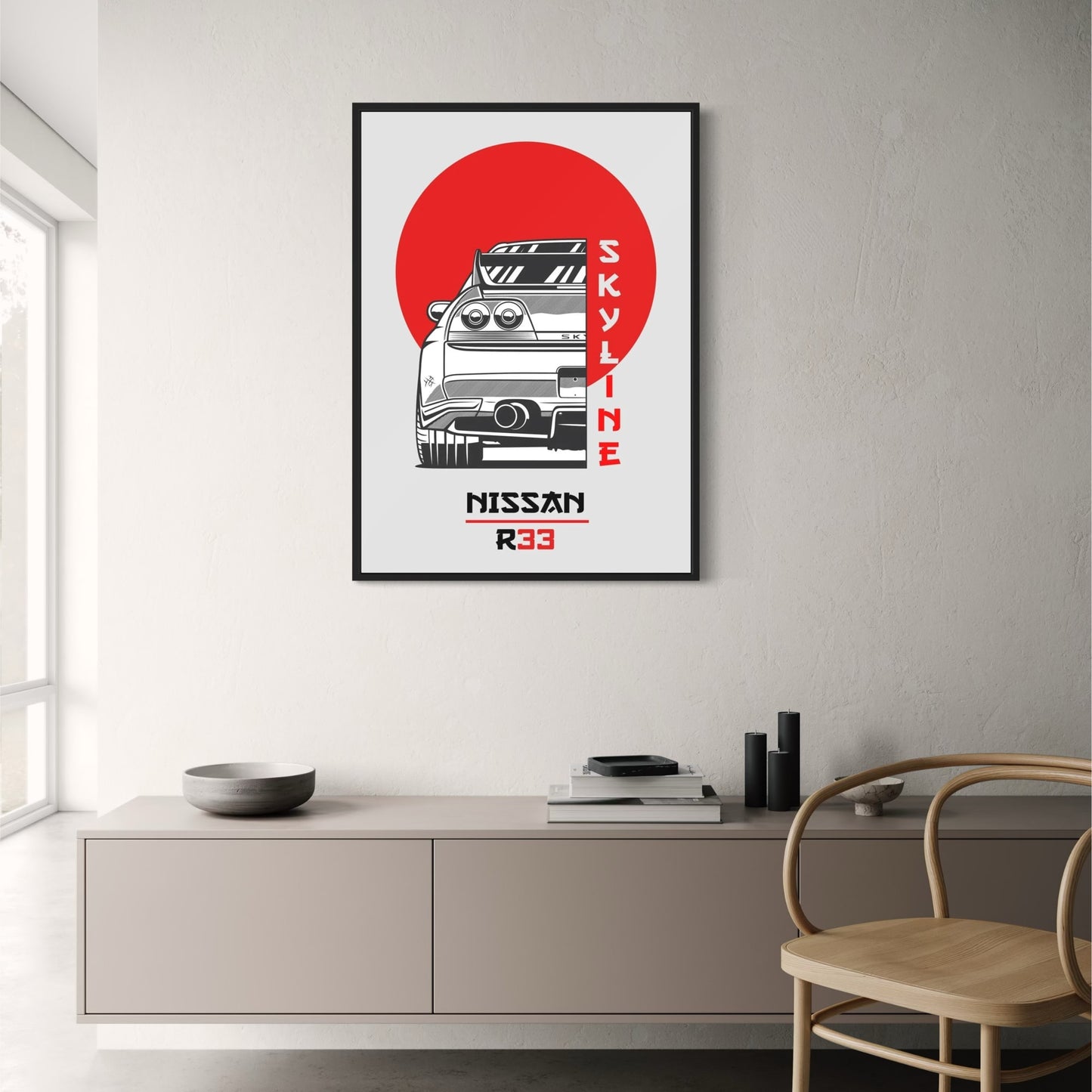 Nissan Skyline R33 | Japanese Car Art