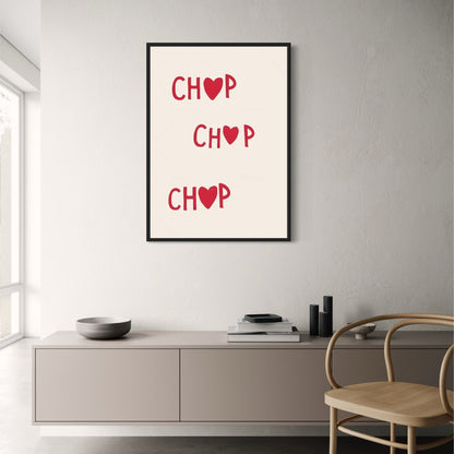 Chop Series | Hand Drawn Minimalist Art