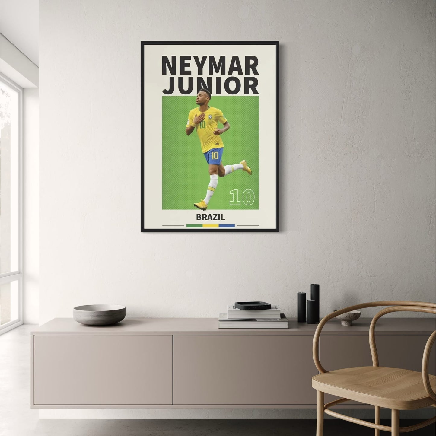Neymar Junior Soccer Art