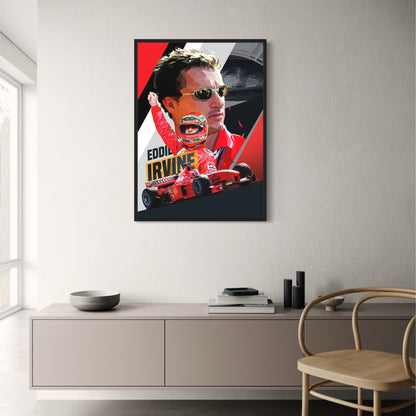 Eddie Irvine | Formula 1 Racer Helmet