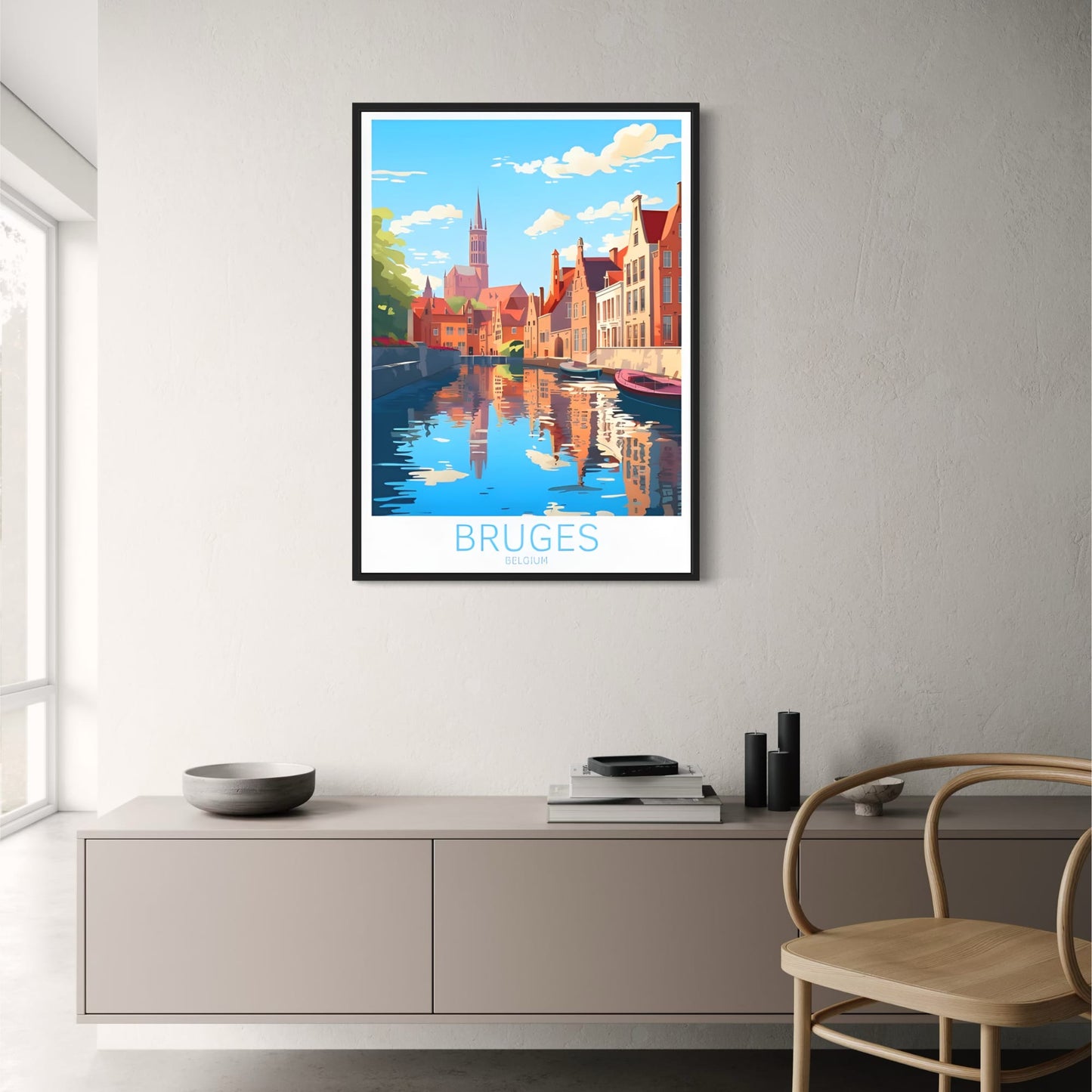 Bruges Scenic View | Belgium Cityscape Photography