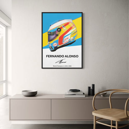 Formula 1 Helmet Canvas Art
