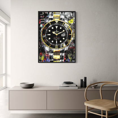 Rolex Sea Dweller | Graffiti Style | Contemporary Artwork