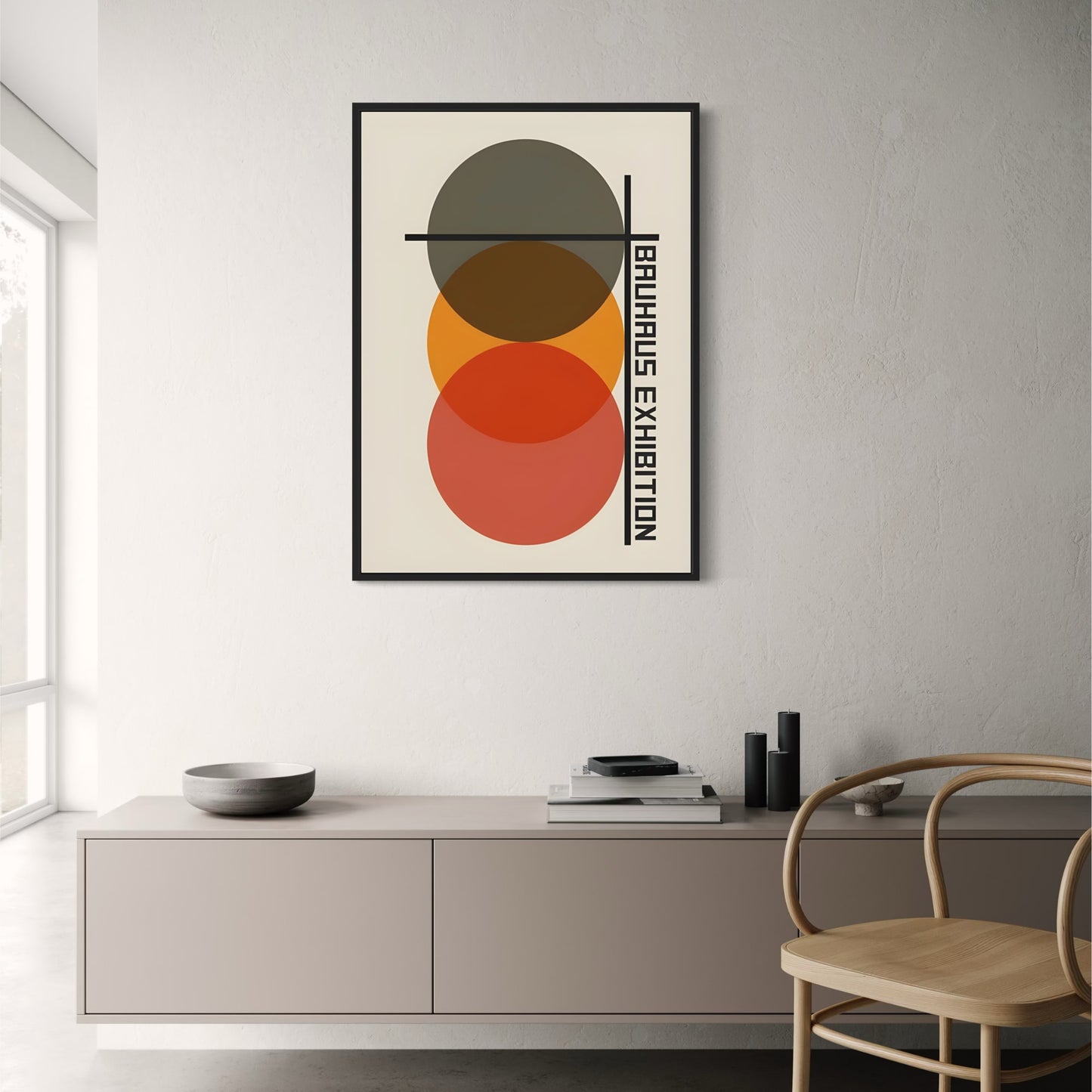 Bauhaus Abstract | Vibrant Geometric Design