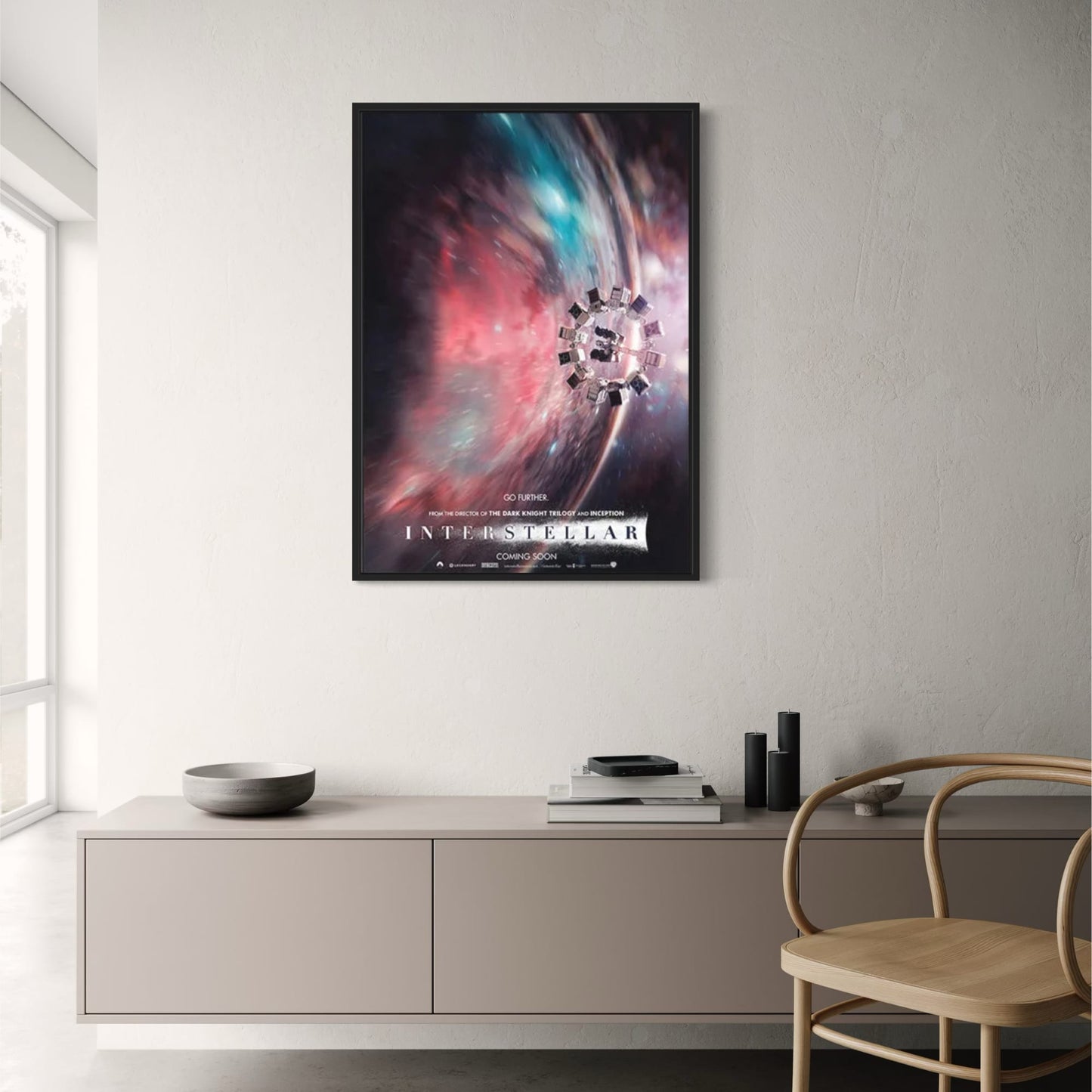 Nordic Style | Interstellar Movie | Space Sci-Fi Canvas