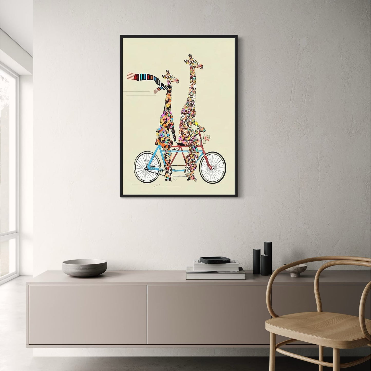Giraffe's Patchwork Pedal | Whimsical Wheels Adventure