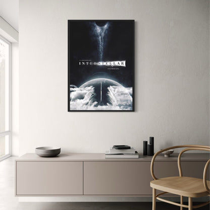 Interstellar Poster | Nordic Style Canvas Painting | Space Science Fiction Theme Wall Art | Home Decor