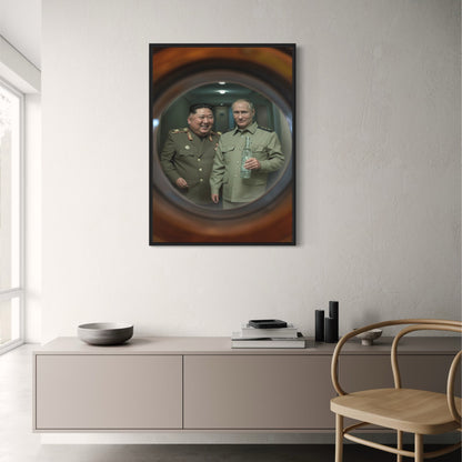 Friend's Drink | North Korea & Russia Leaders | Vintage Historical
