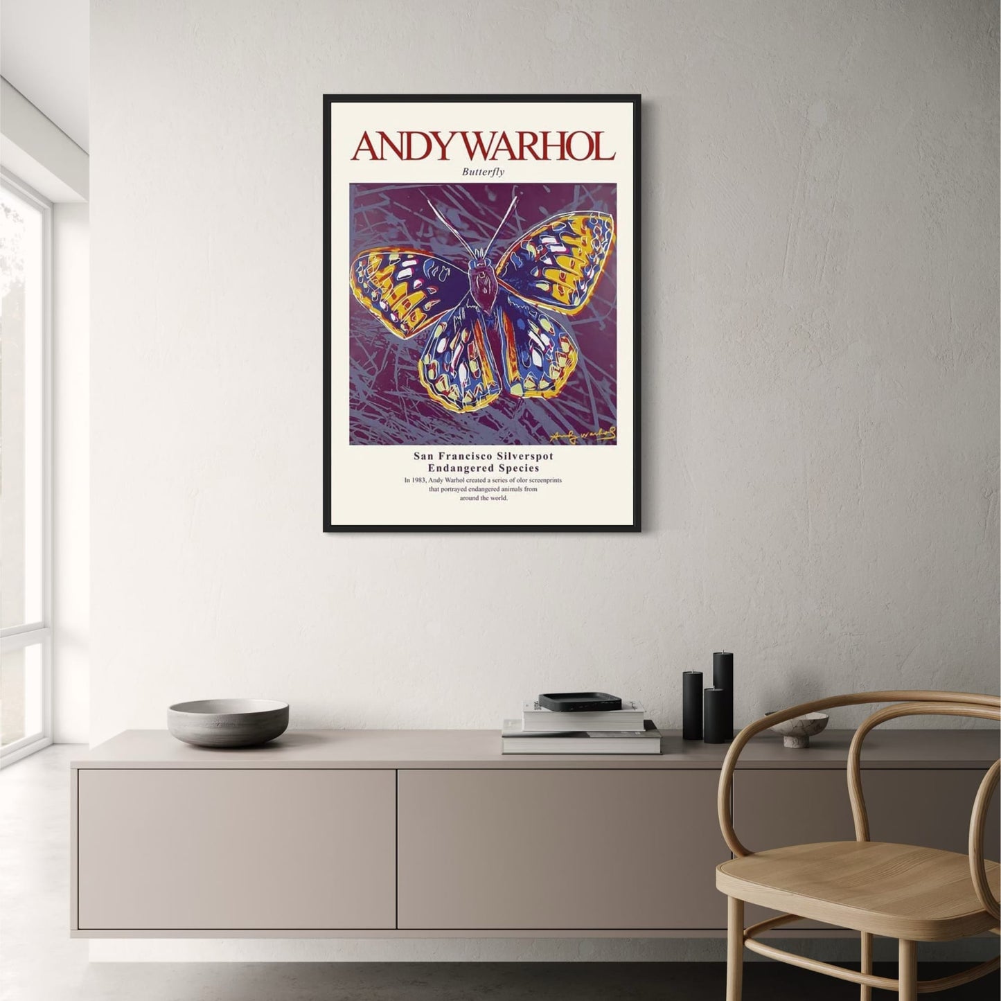 Andy Warhol | Butterfly 83 | Iconic Pop Art