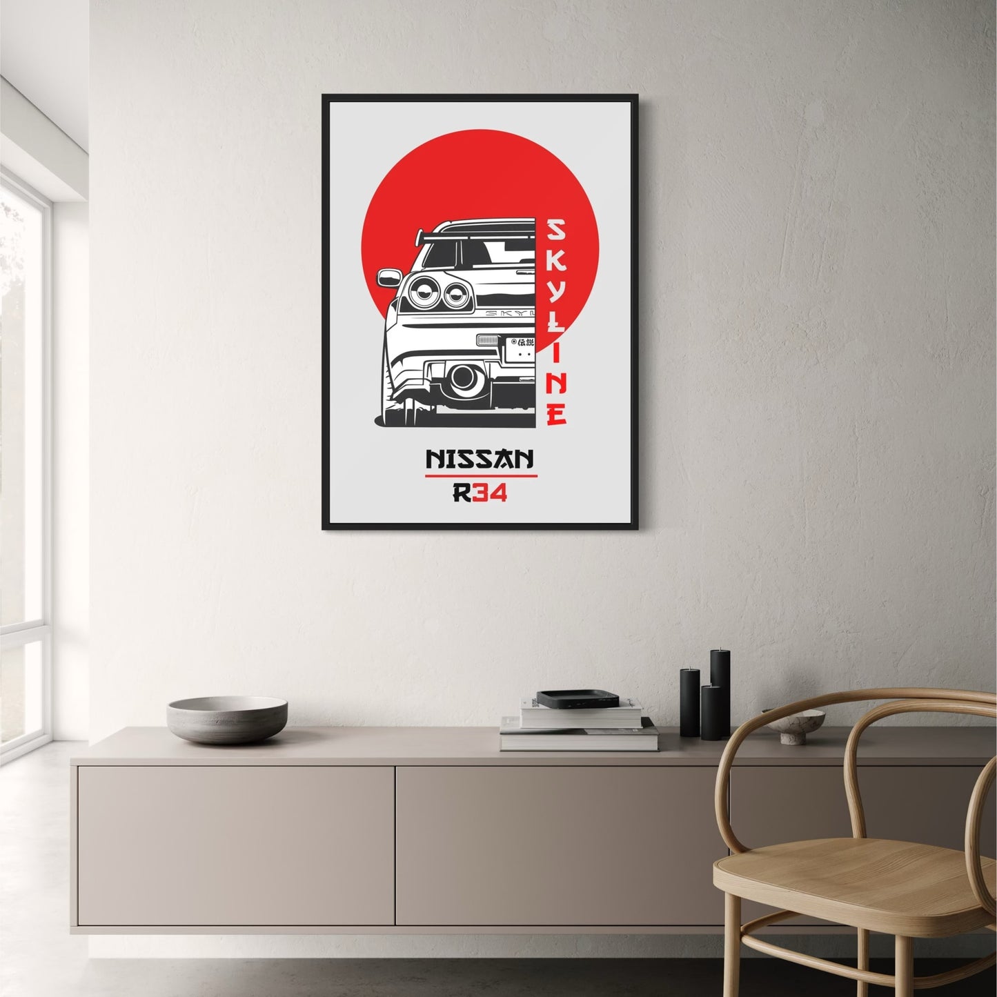 Japan Skyline R34 | Automotive Art