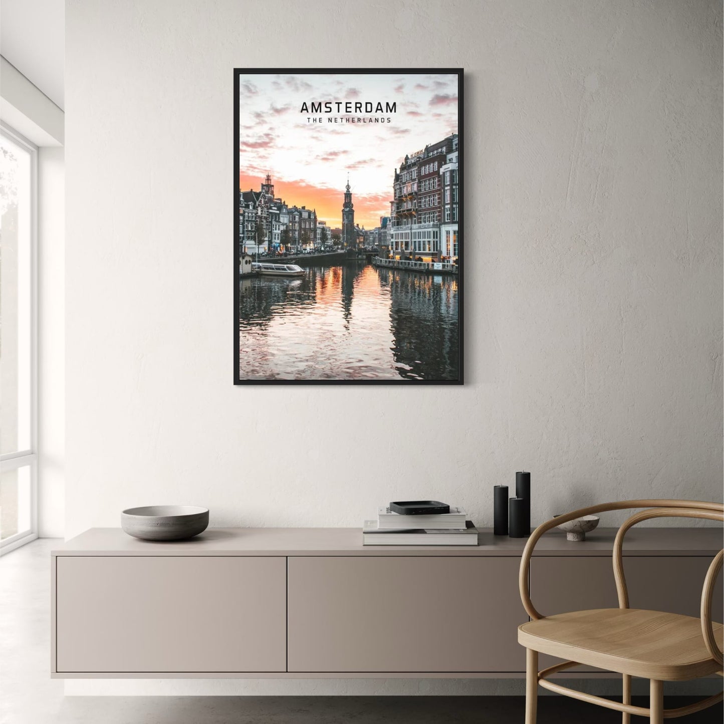 Canals of Amsterdam | Scenic Netherlands Art