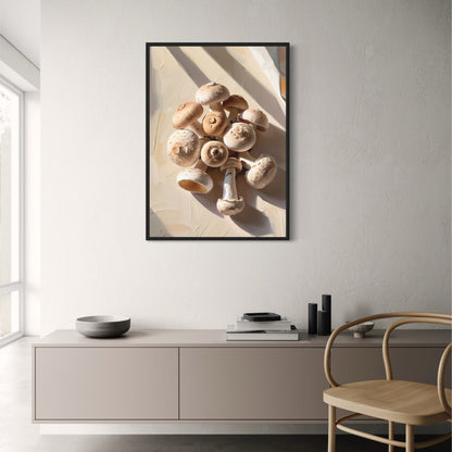 Fresh Mushrooms | Botanical Artwork