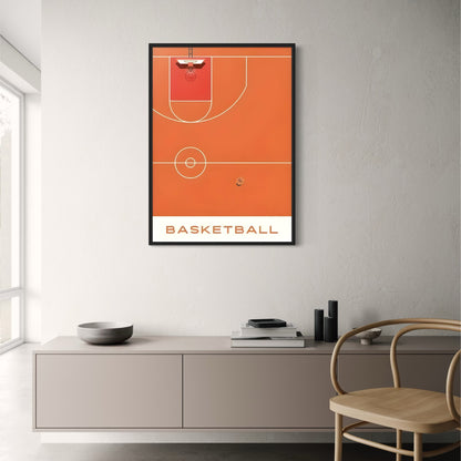 Geometry of Victory | Basketball NBA Art Series