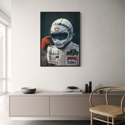 Racing Poster | Old School Marlboro | Trendy Red Aesthetic | Marlboro driver