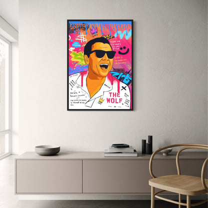 The Wolf of Wall Street Poster | Leonardo DiCaprio Artwork | Canvas Wall Art | Movie Print | Home Decor