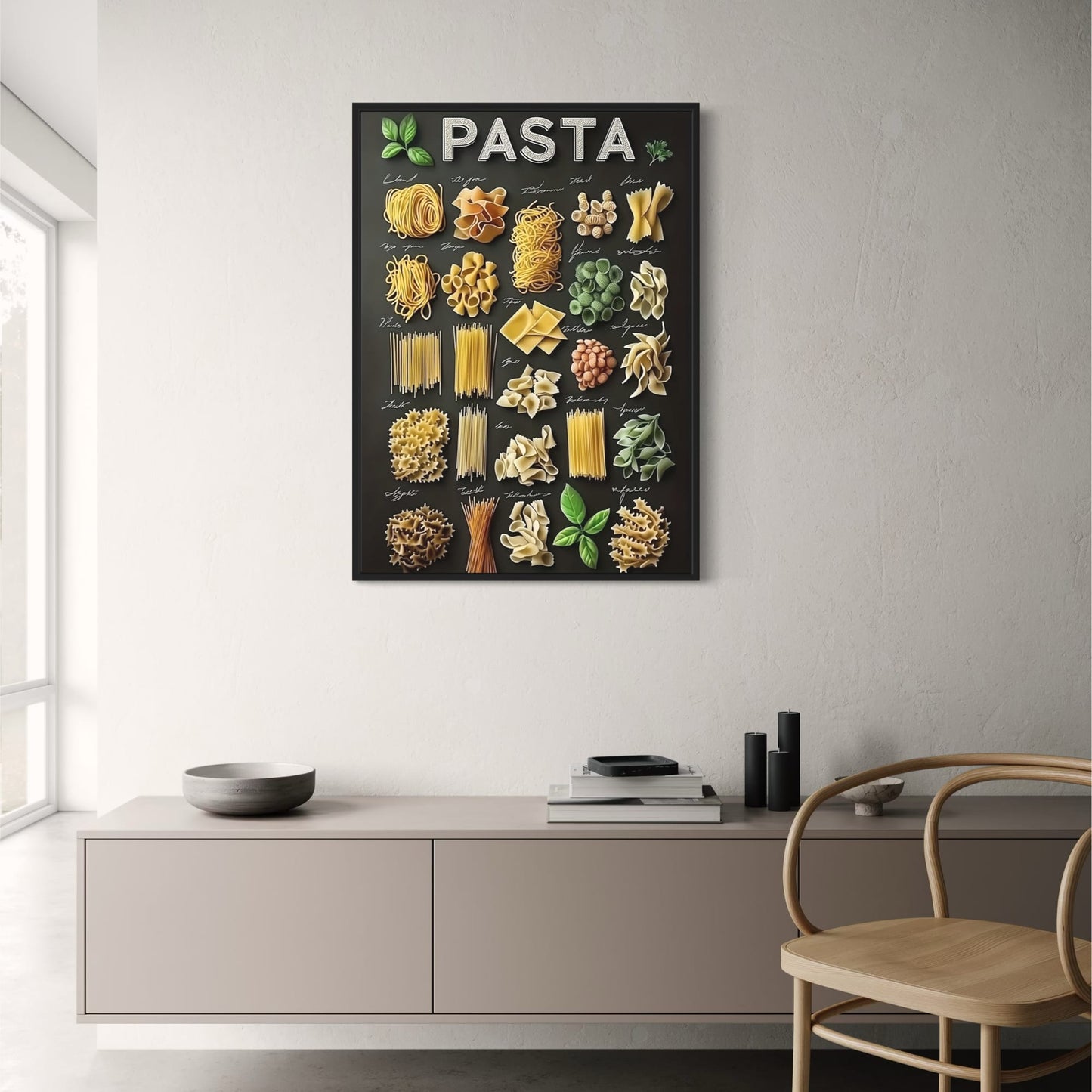 Vintage Kitchen | Pasta Art