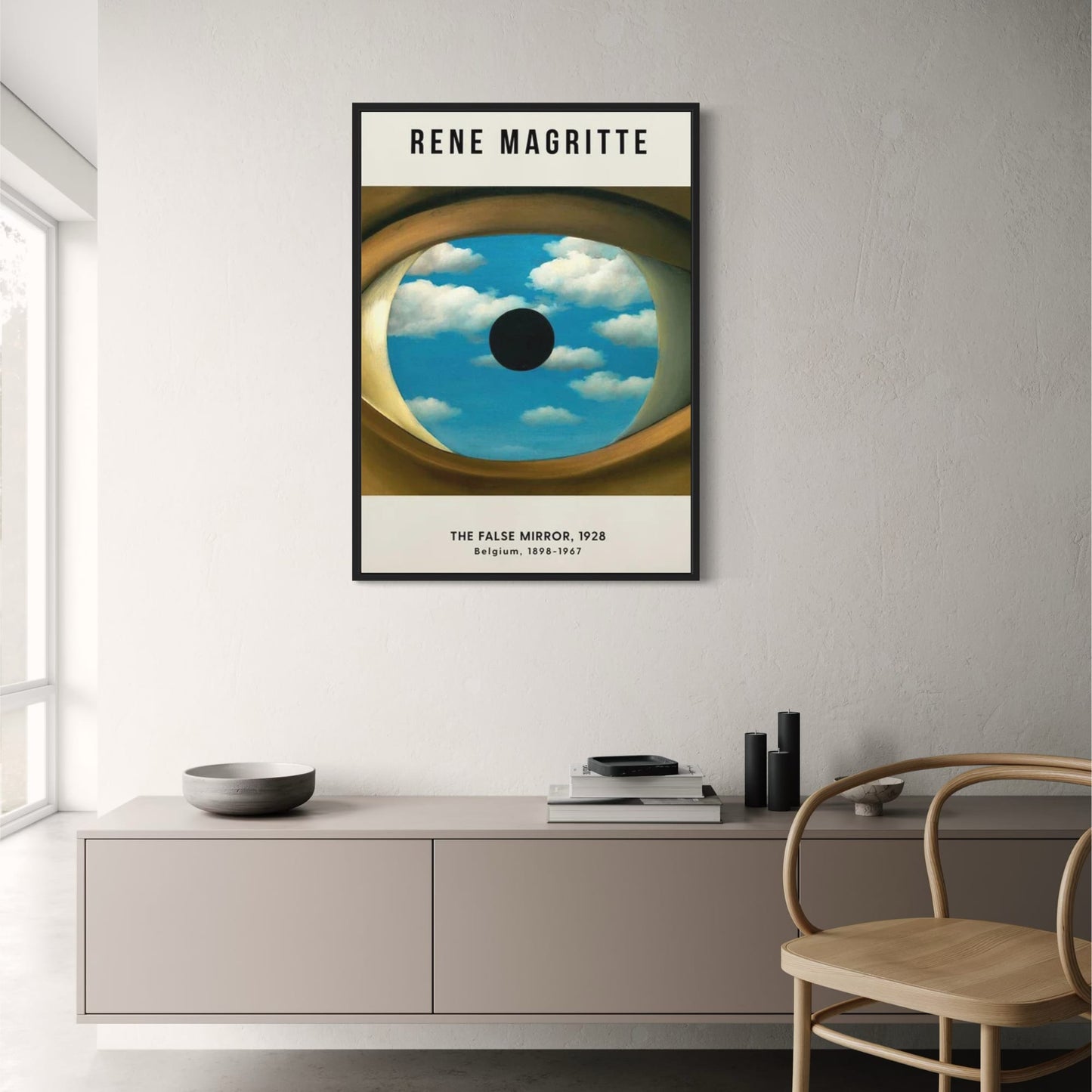 The False Mirror | Rene Magritte | Surrealist Eye