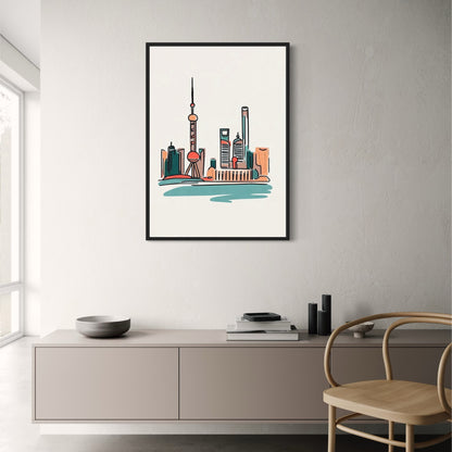 Shanghai Skyline | Modern Urban Cityscape