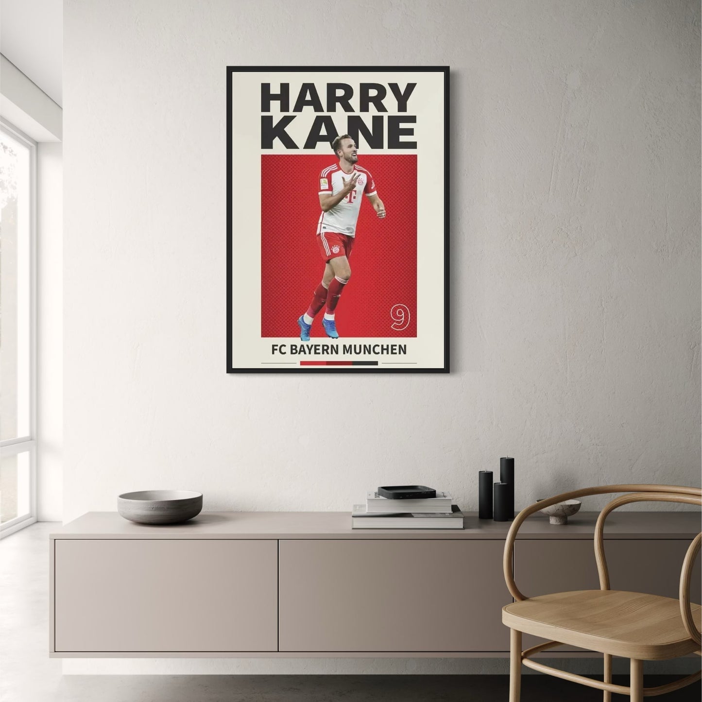 F.C. Bayern Munich | Harry Kane | Soccer Artwork