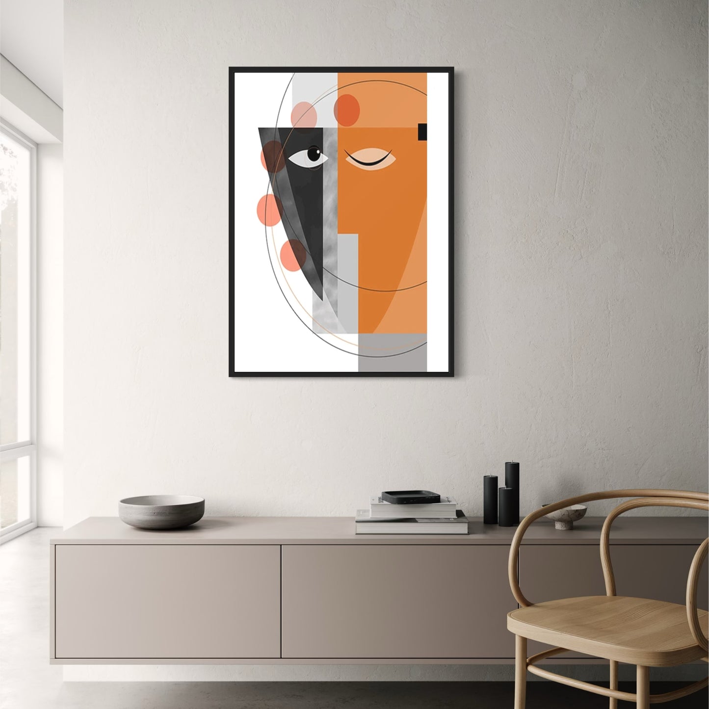 Whispers in Color | Abstract Art Poster | Vibrant Wall Decor | Home & Garden | Artwork for Living Room | Colorful Visual Art Print