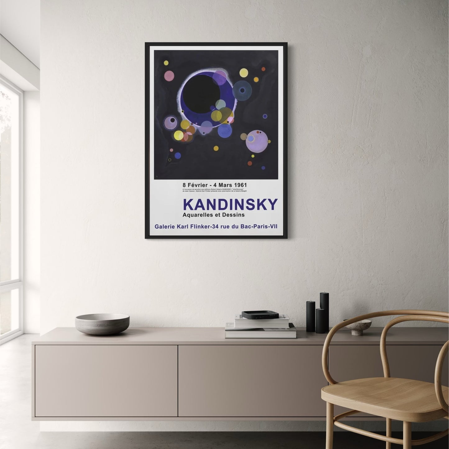 Aquarelles et Dessins | Wassily Kandinsky | 1961 | Collectible Art Exhibition Poster