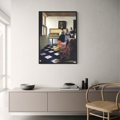 Johannes Vermeer | The Music Lesson | Classic Dutch Art
