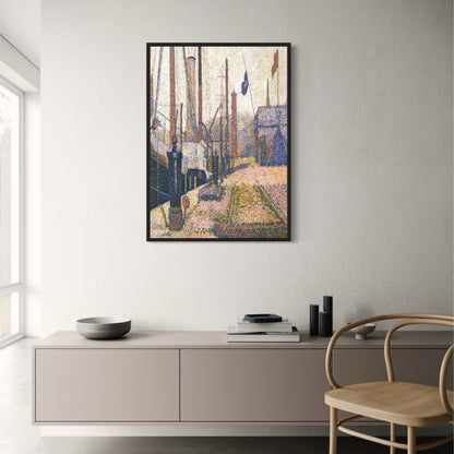 George Seurat Poster | La Maria, Honfleur | Fine Art Wall Decor | Impressionist Art Print | Home or Office Decor