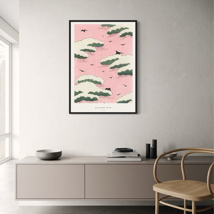 Watanabe Seitei | Pine Sky | Japanese Ukiyo-e Poster | Traditional Art Print | Home Decor