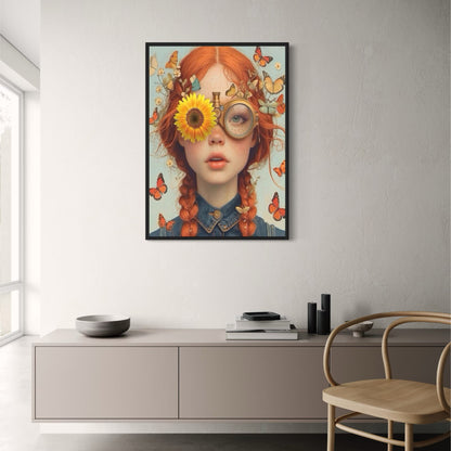 Butterfly Gaze | Sunflower Girl | Steampunk Touch