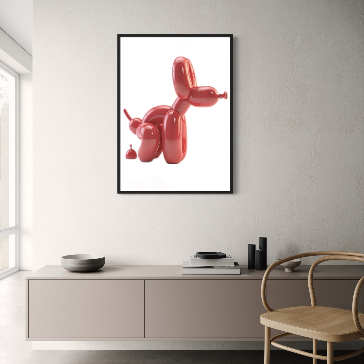 Balloon Dog Pop Art | Abstract Modern Decor