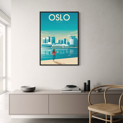 Iconic Destinations Poster | Beauty of Oslo Norway | Scenic Wall Art | Travel Photography | Home Decor | Visual Artwork