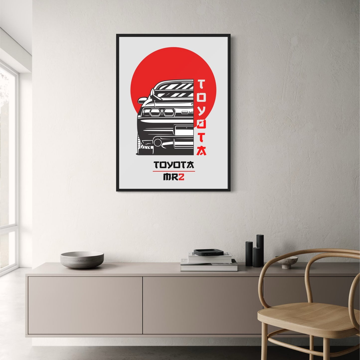 Toyota MR2 | Vintage Japanese Car Art