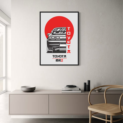Toyota MR2 | Vintage Japanese Car Art