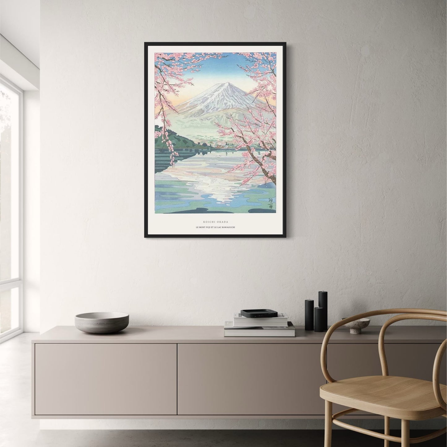 Le Mont Fuji & Lake Kawaguchi | Japanese Ukiyo-e Art